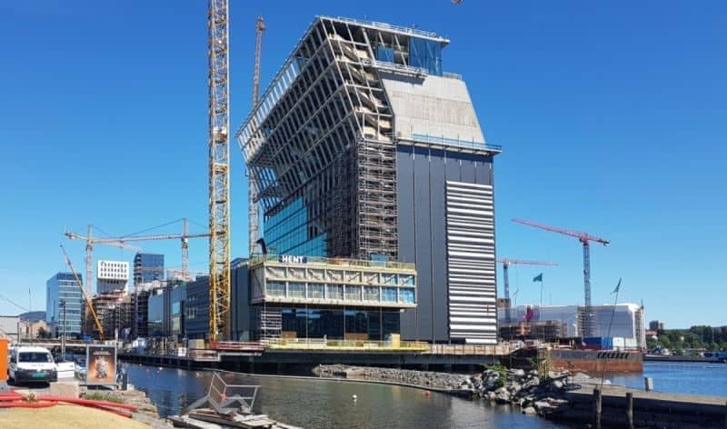 Munch Museum under construction.
